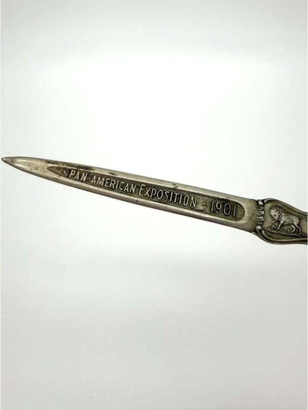 1901 Pan-American Exposition Letter Opener Buffalo NY Electric Tower Antique